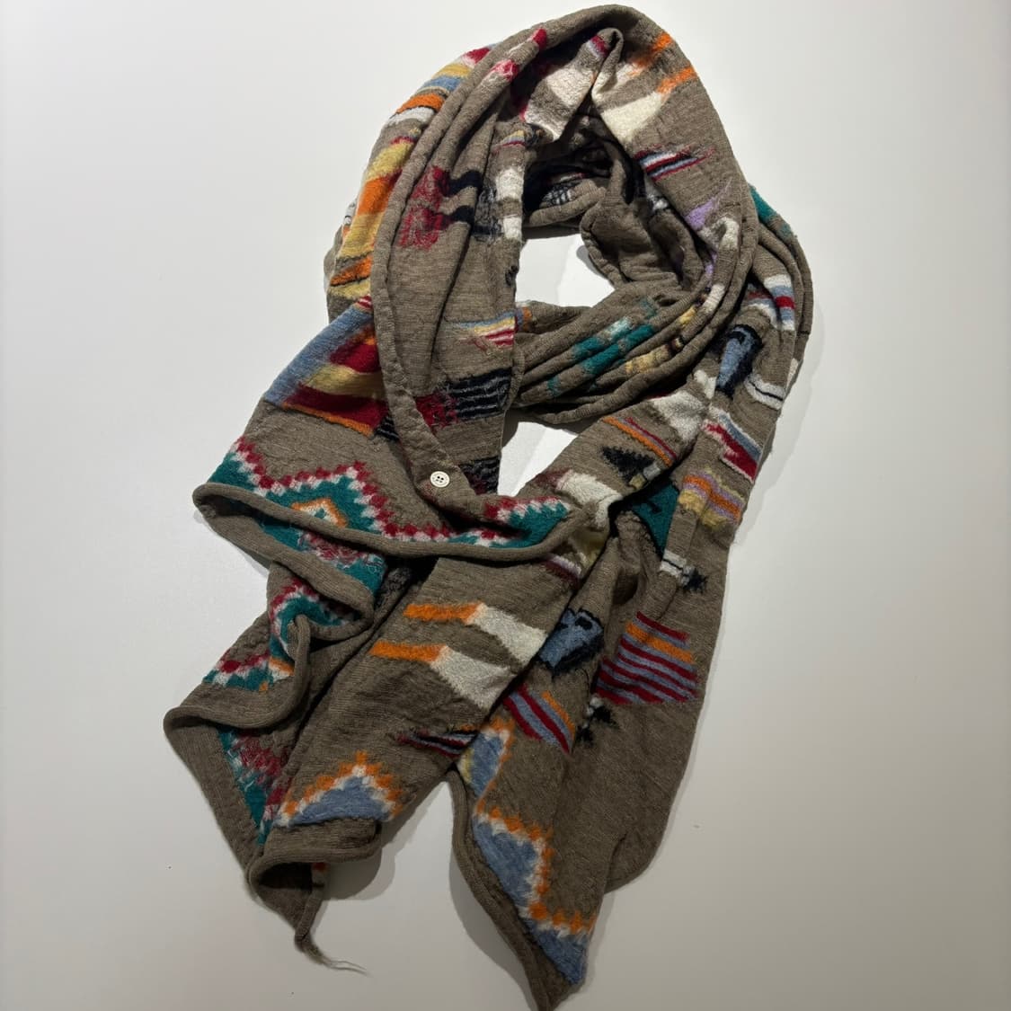 kapital 캐피탈 네이티브 아메리칸 축융 울 머플러 스톨 상품이미지1