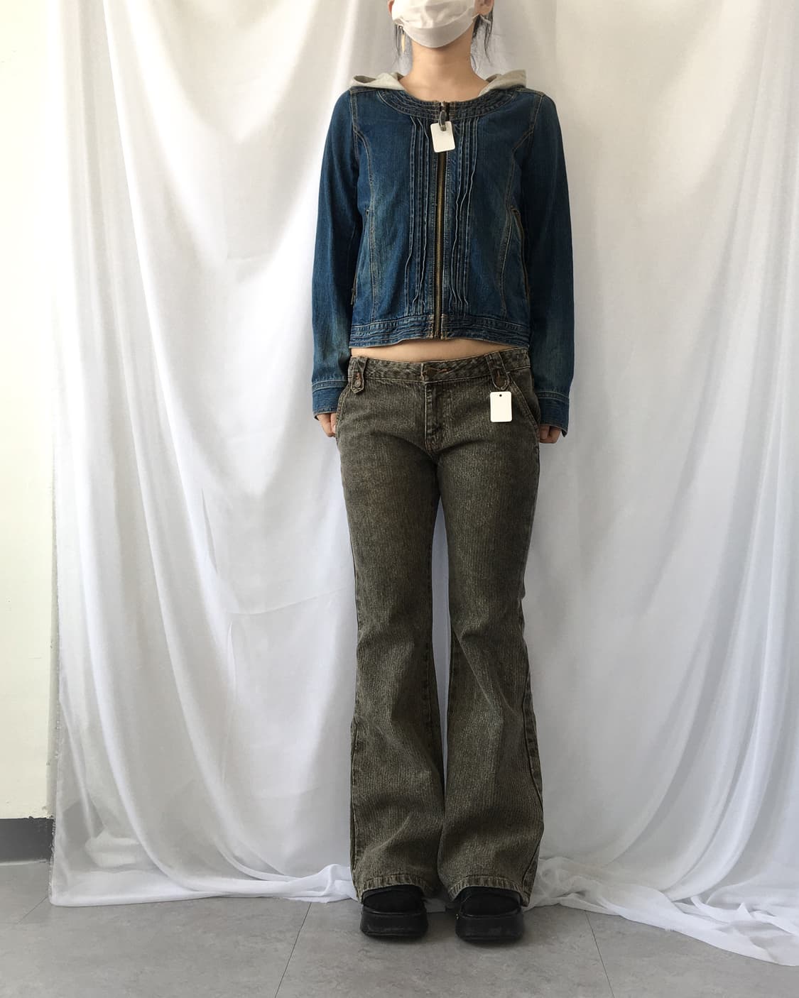 Gray boots cut pants 상품이미지7