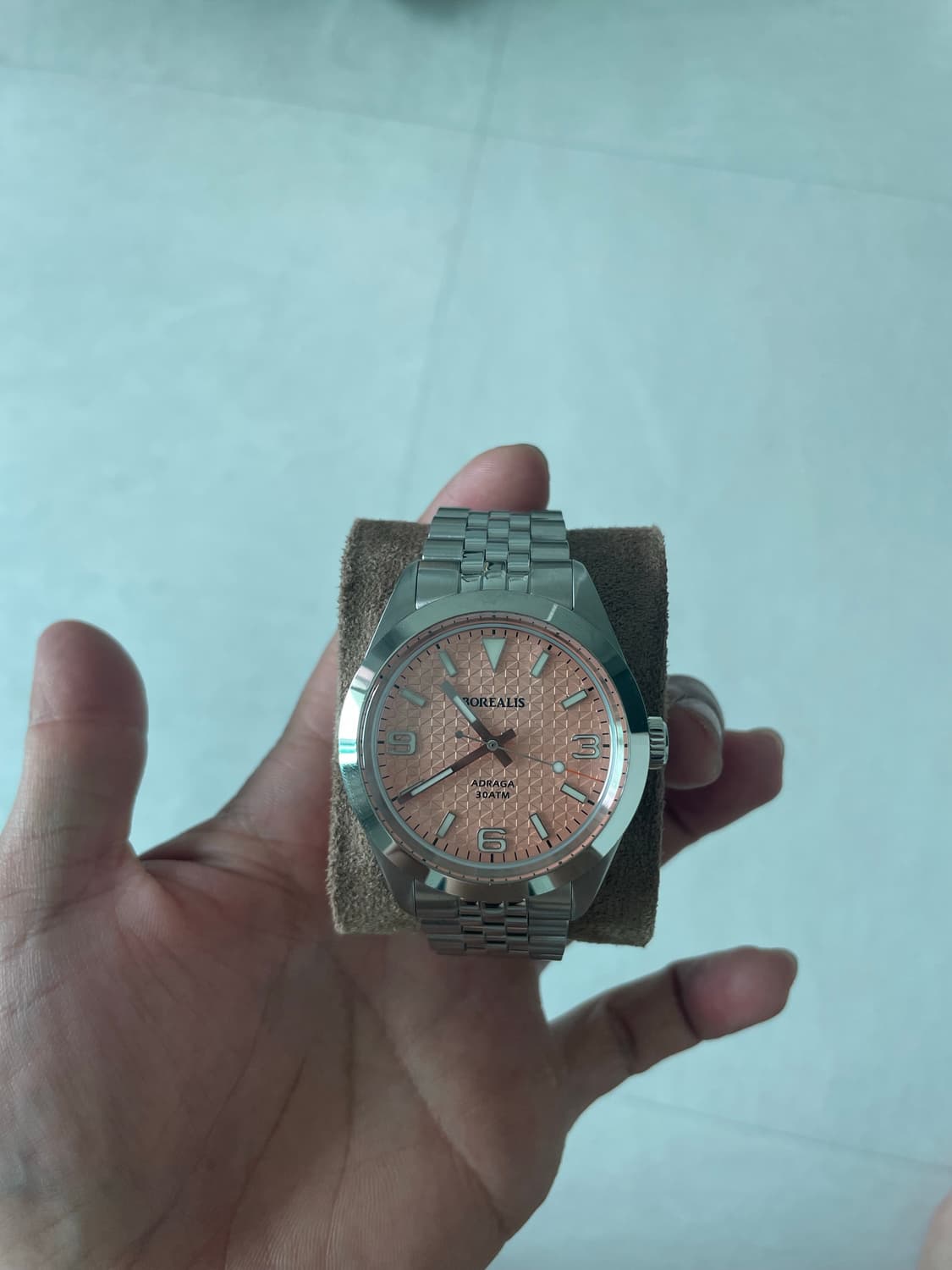 (한정판) 보레알리스 아드라가 살몬 연어색 39mm 상품이미지1