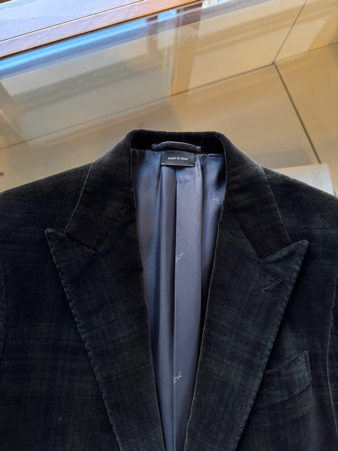 에르메네질도 제냐 꾸띄르 블랙와치 벨루어 자켓 95 상품이미지6