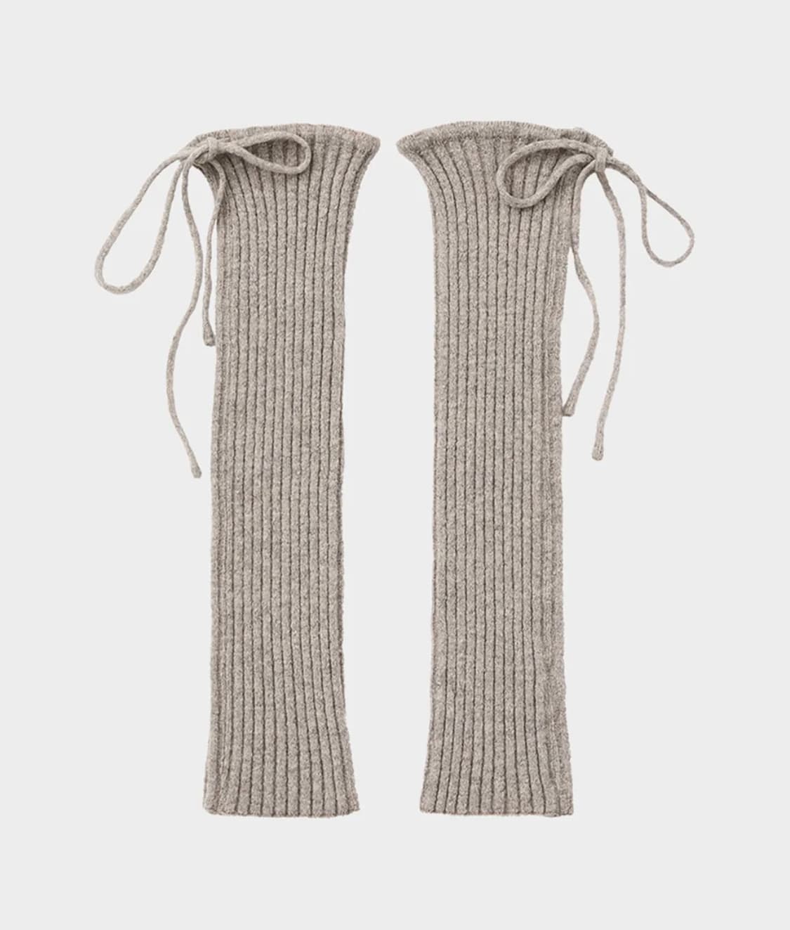 포에브- Drawstring Leg Warmer-Oatmeal 레그워머 상품이미지2