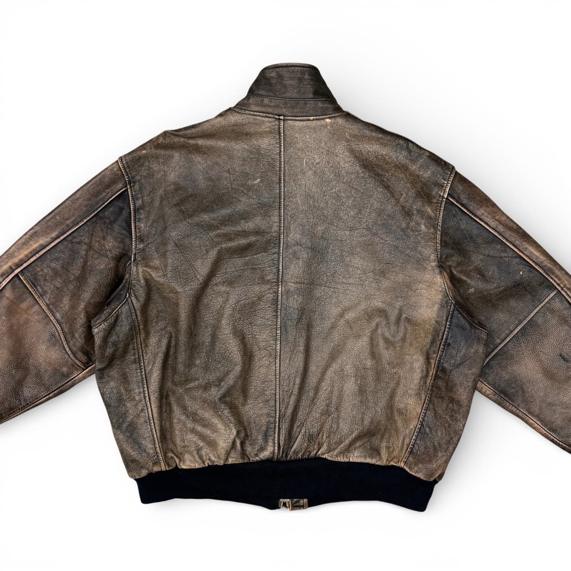 80's 바나나 리퍼블릭 레더 봄버 자켓 상품이미지2