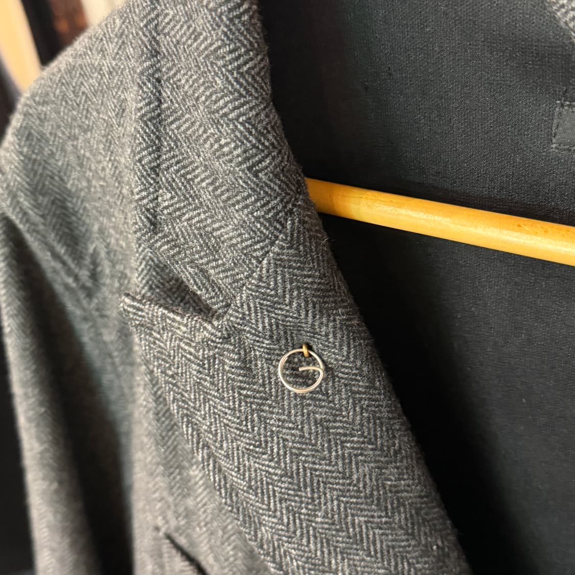 [L] A.blue garments 헤링본 자켓 상품이미지3