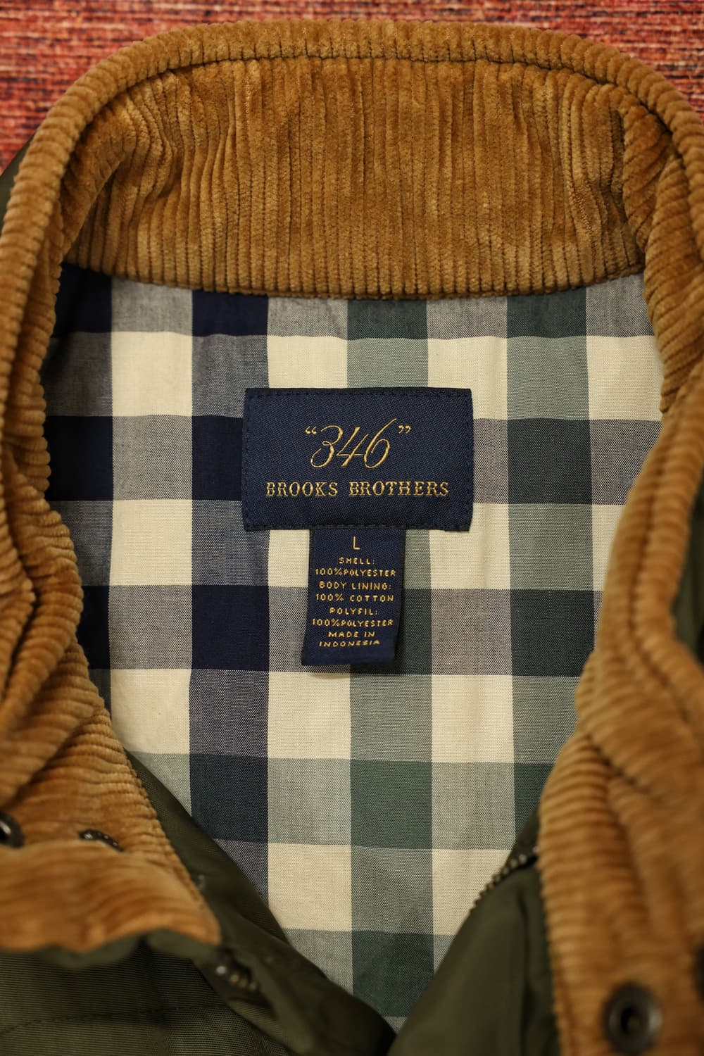 브룩스브라더스 퀼팅 베스트 올리브 판매 상품이미지7