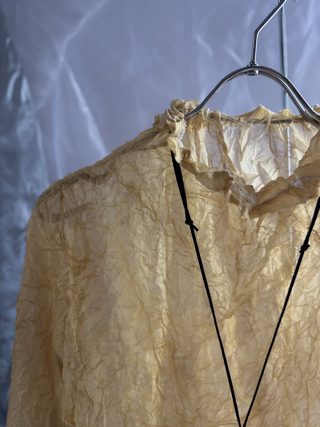 Half Neck Seersucker Top 0236 상품이미지4