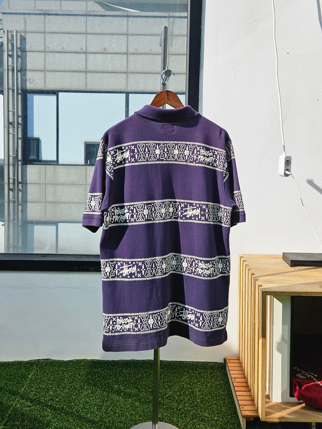 스투시 00s 카라 티셔츠 상품이미지2