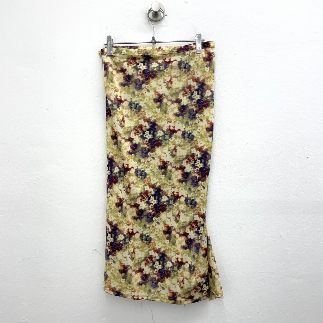 yellow floral draped skirt 상품이미지3