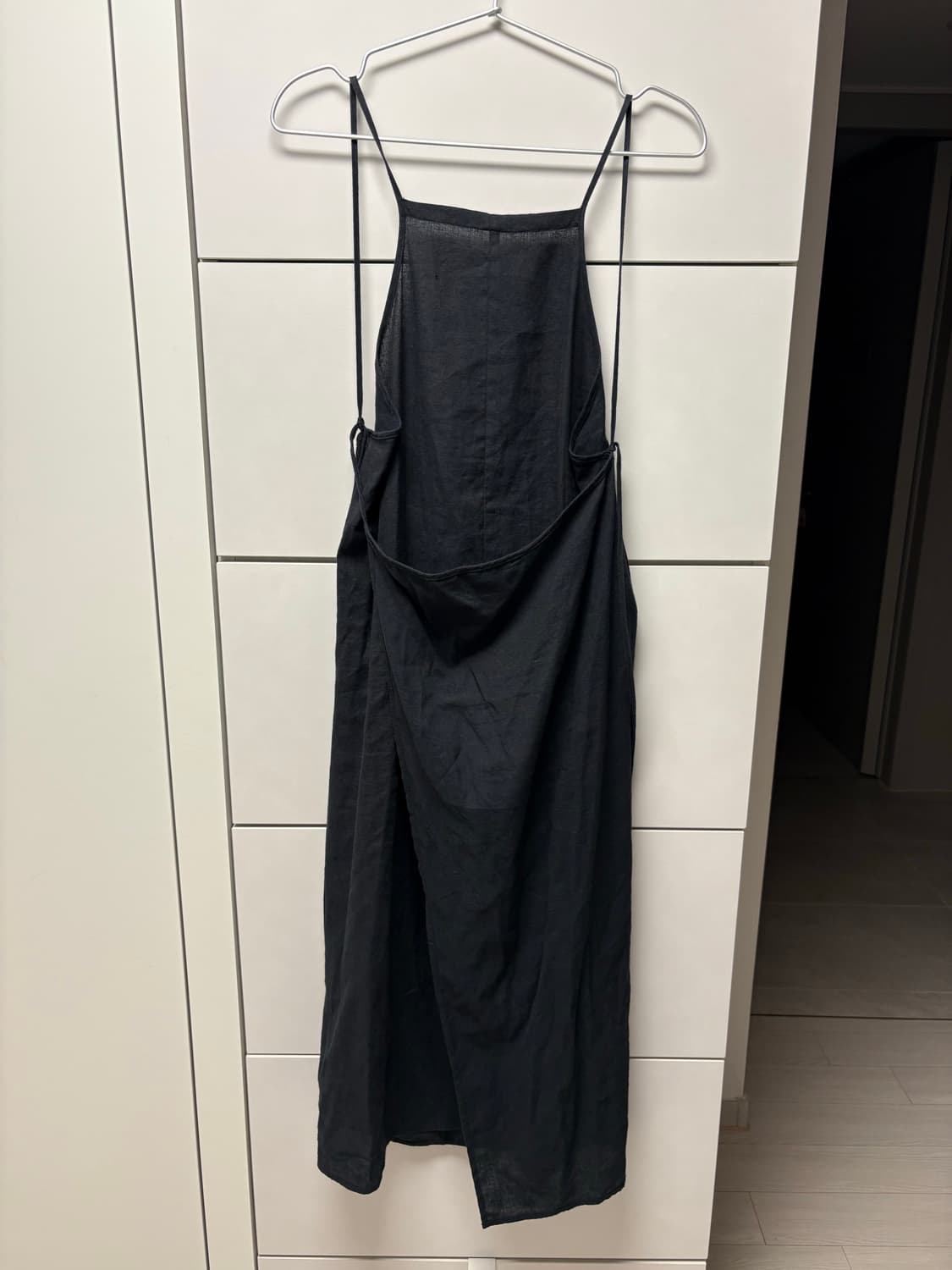 베이스레인지 유미 에이프런 미디 드레스 M사이즈 상품이미지4