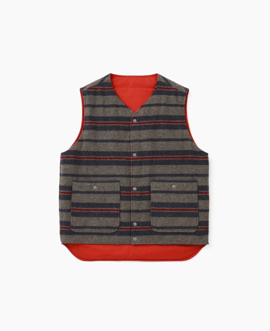 카키스 리버시블 캠프 베스트 상품이미지2