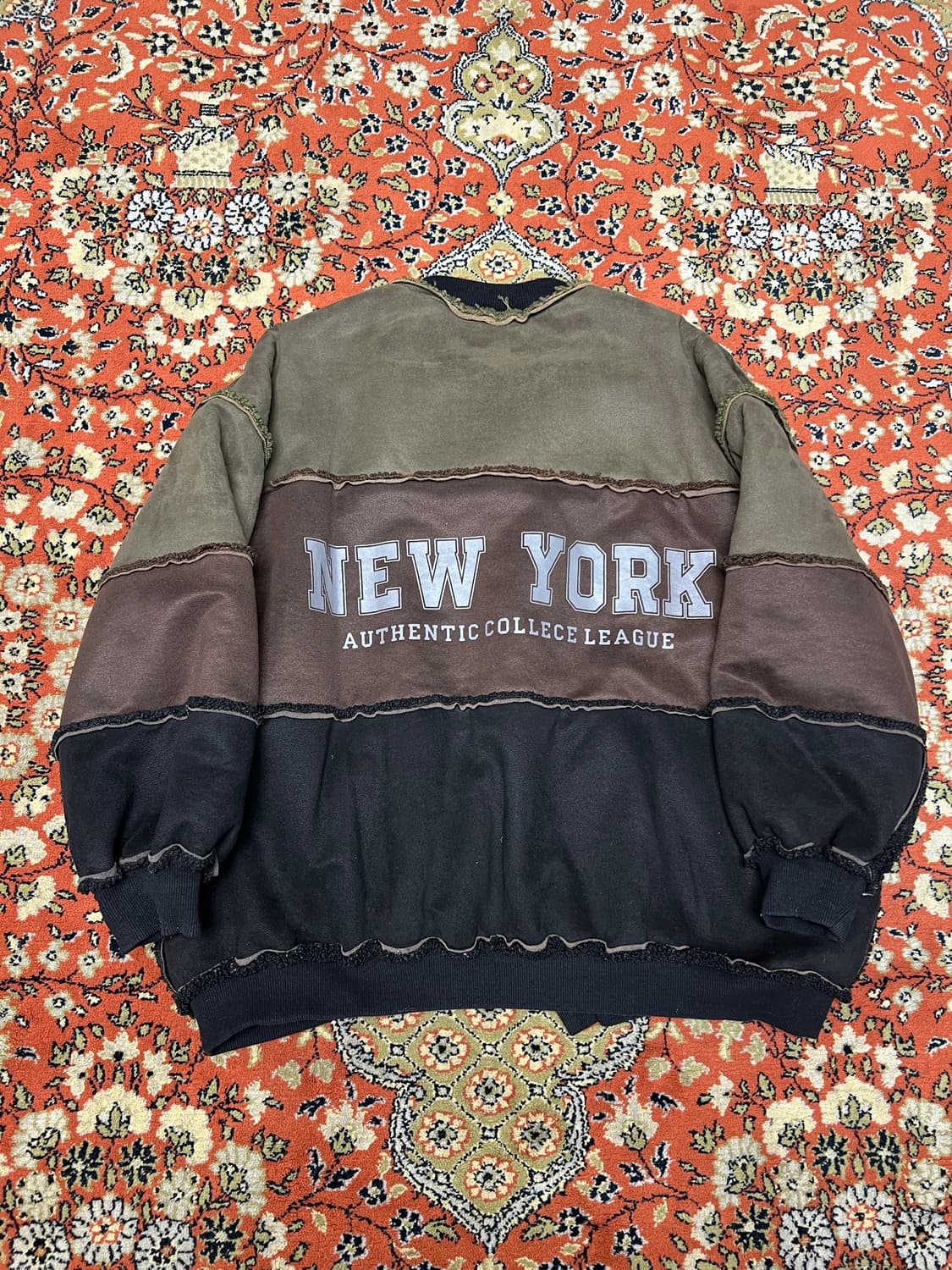 [FREE] 양키즈 리버시블 카키 후리스 자켓 상품이미지3