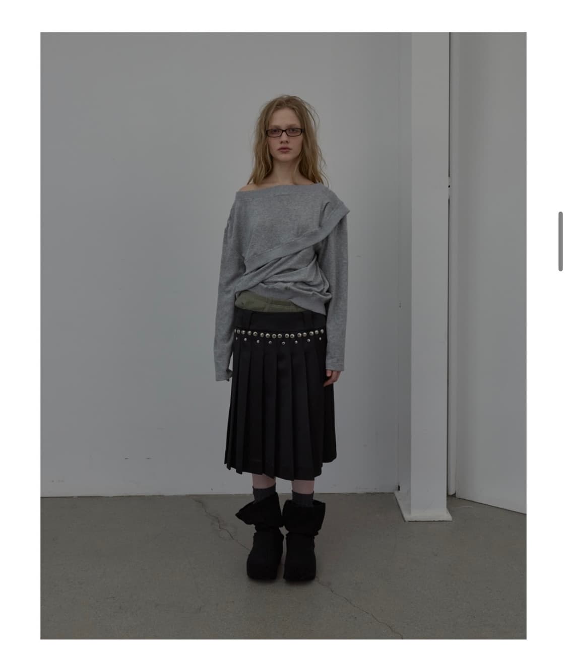 Lcdc 25fw 플리츠스커트 상품이미지1