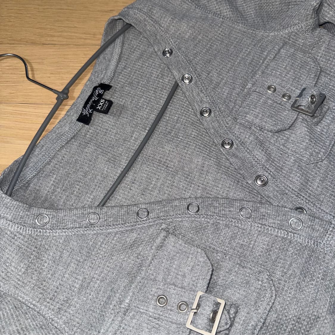 Generation Kiss 그레이 롱슬리브탑 xxs 상품이미지5