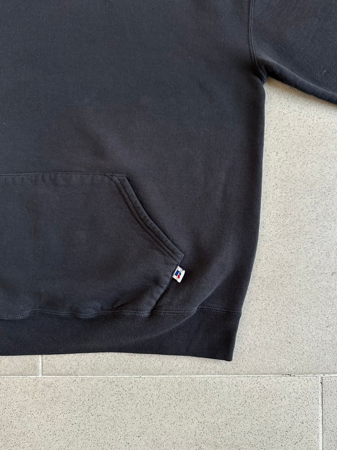 90s 빈티지 러셀 후드 블랙 L USA 상품이미지3