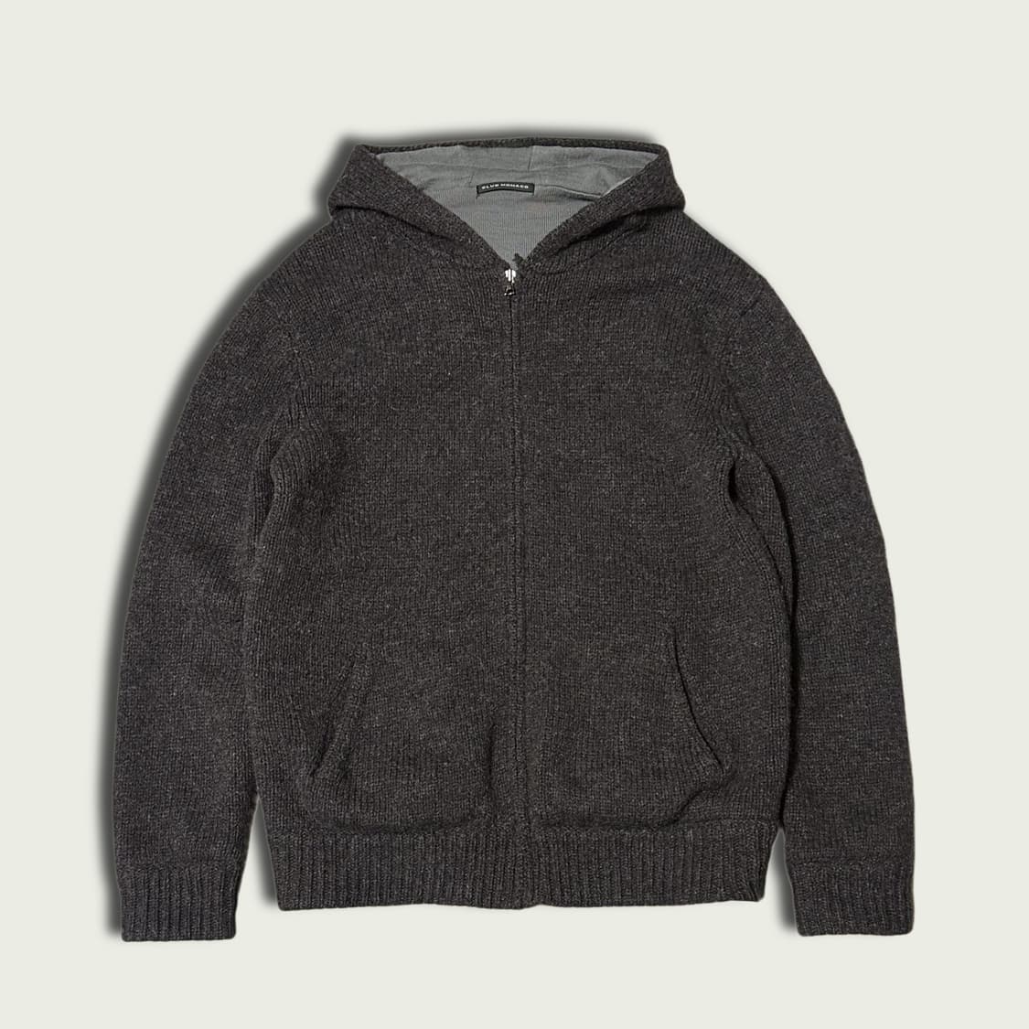 클럽모나코 니트 후드집업 상품이미지2