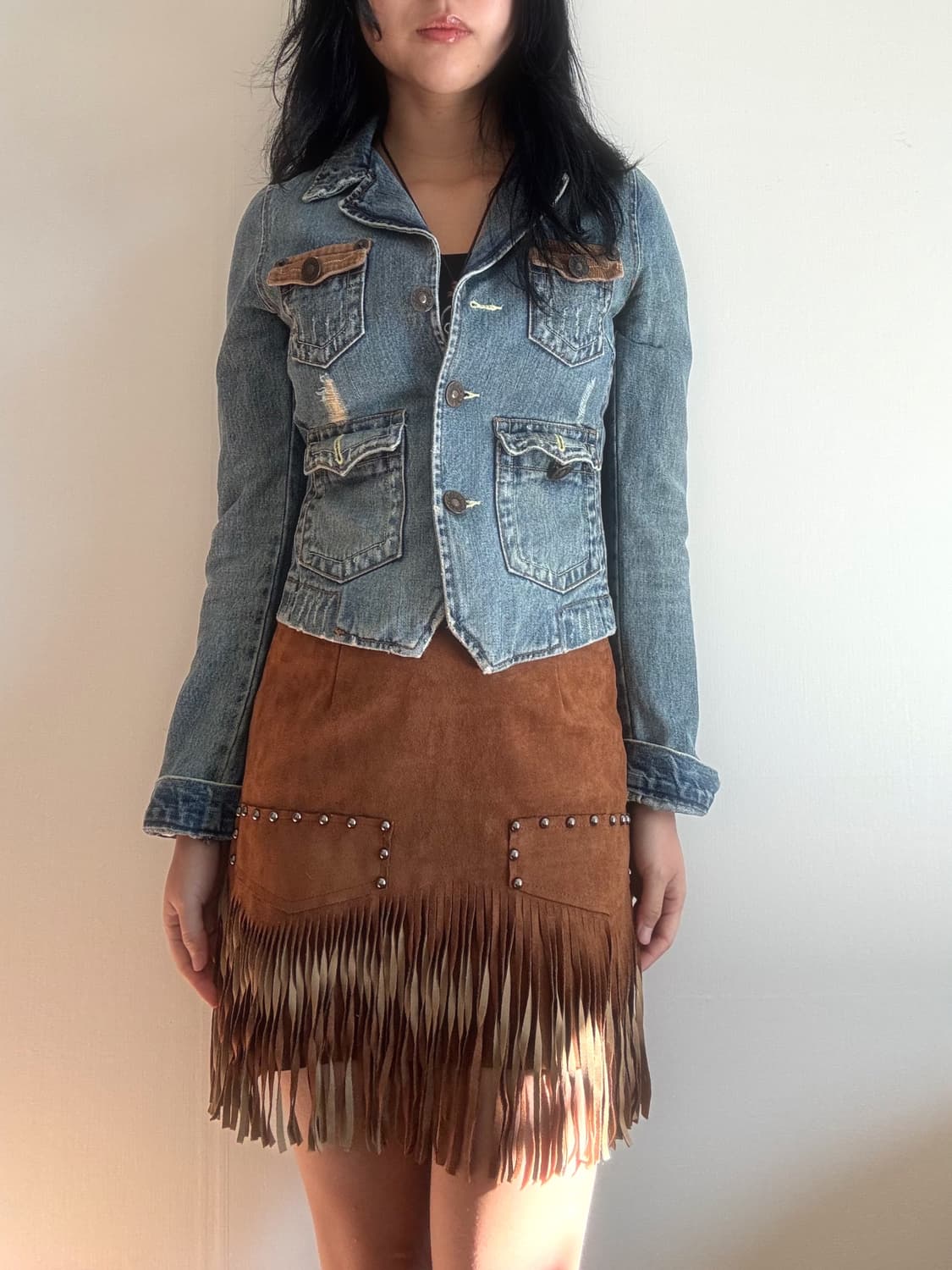 웨스턴 데님 자켓 상품이미지1