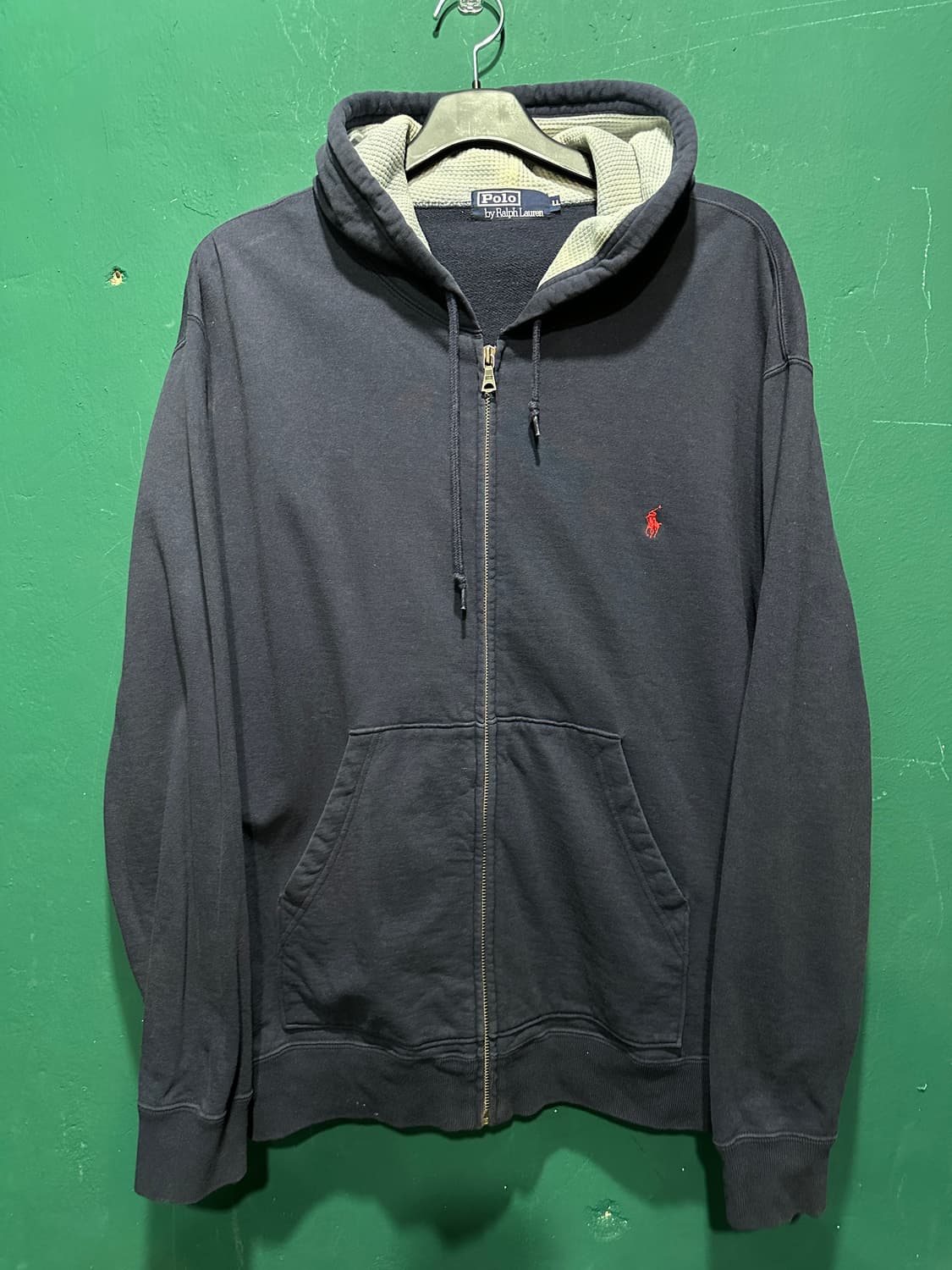 폴로 일본판 후드집업 네이비 105 상품이미지1