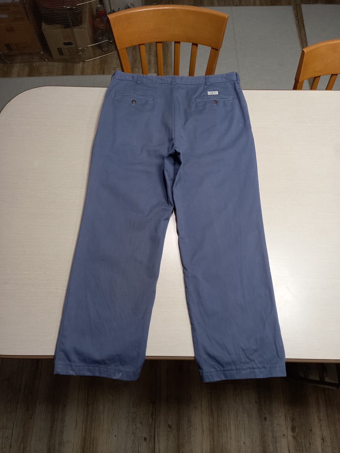 35 POLO RALPH LAUREN 투턱 치노 챠콜블루 35-230 상품이미지2