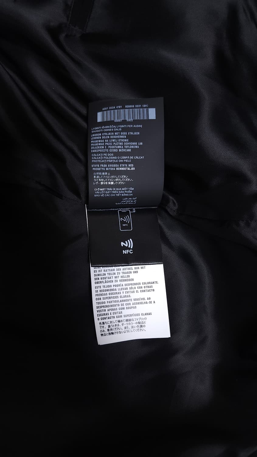 [L] 프라다 벨벳 블루종 자켓 블랙 상품이미지9