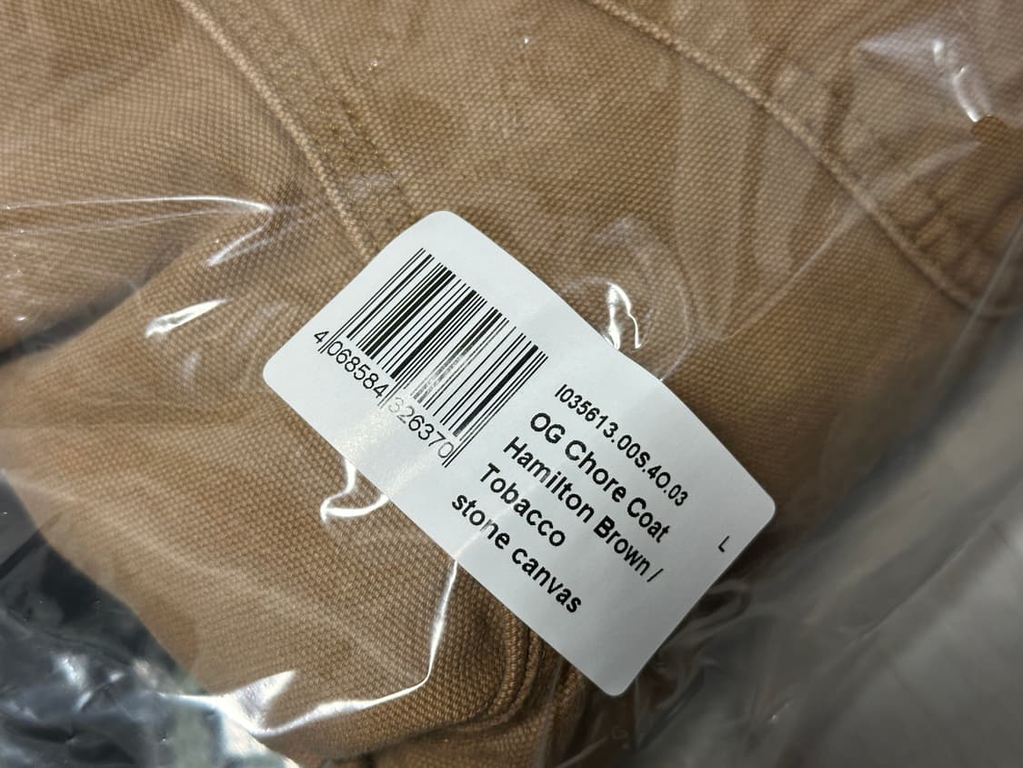 칼하트 WIP OG 초어 코트 L 해밀턴 브라운 토바코 새상품 상품이미지5