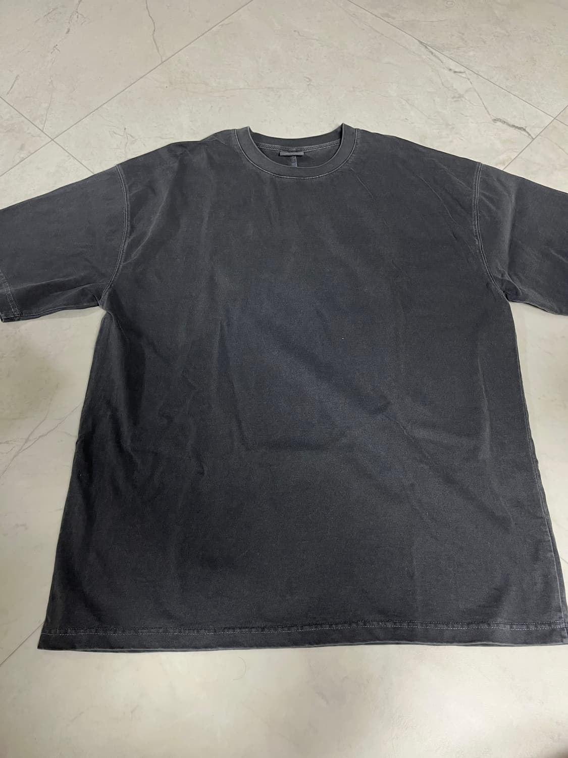 [XL] 소버먼트 460G 컷 헤비 피그먼트 반팔 티셔츠 스톤 네이비 상품이미지6