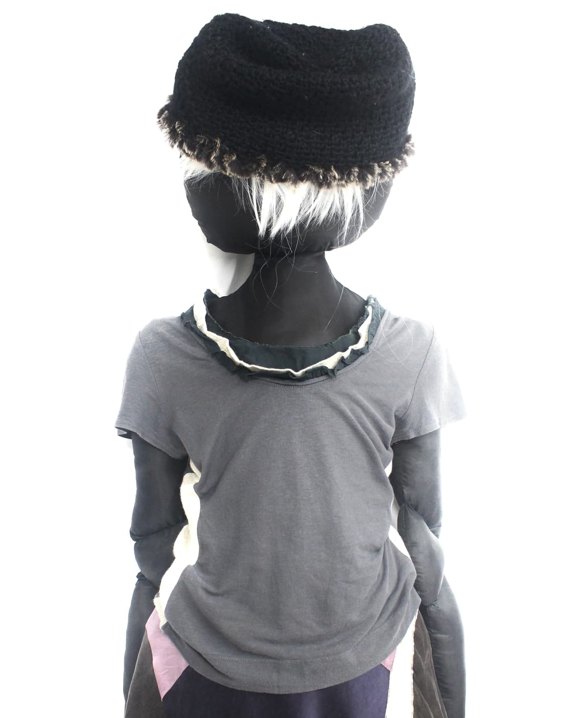 Ink Washed Avant-Garde Contrast T-Shirt4 상품이미지5