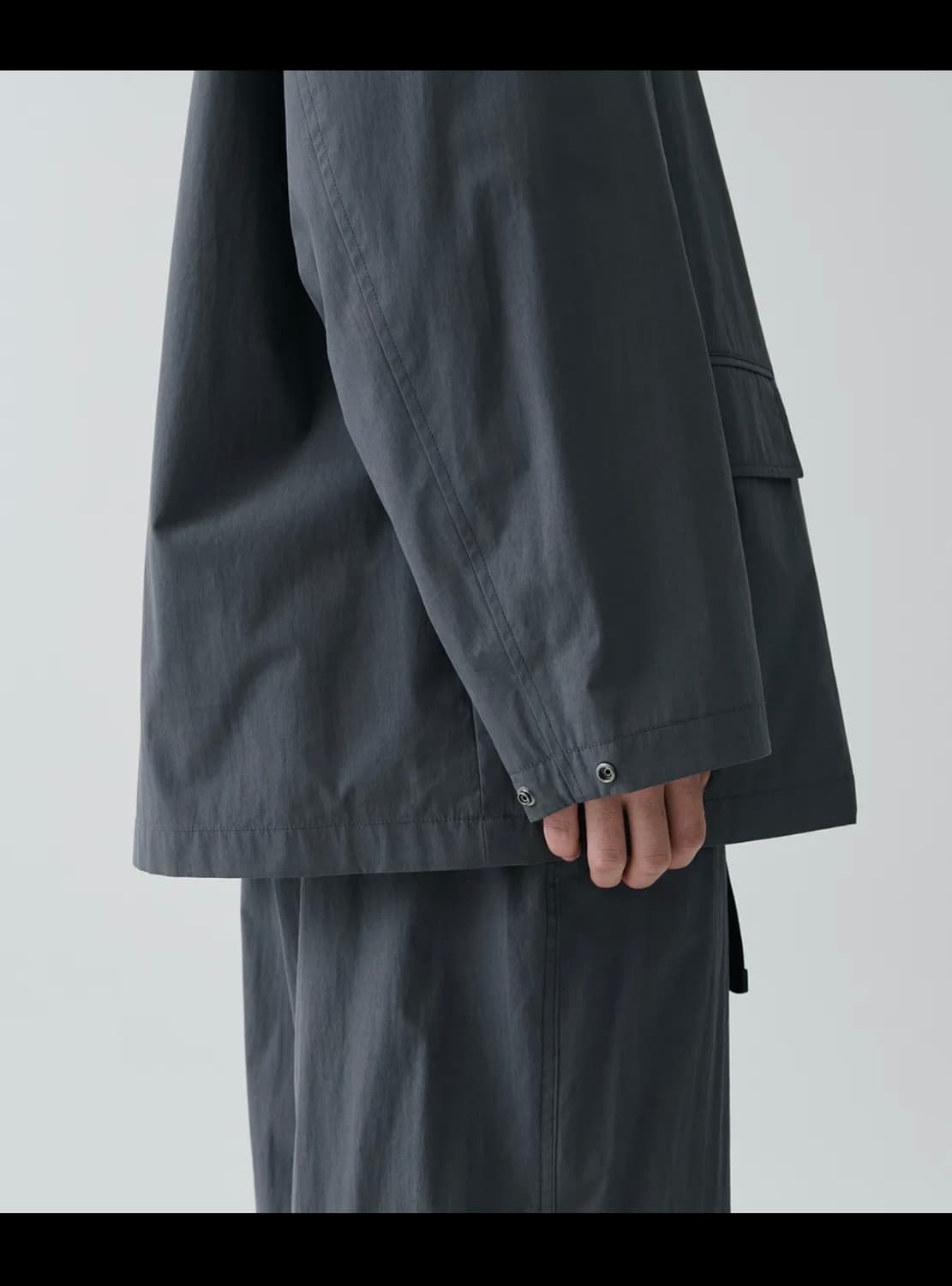 무신사 스탠다드 시티 레저 CN 루즈 핏 블레이저 그레이 m 상품이미지5