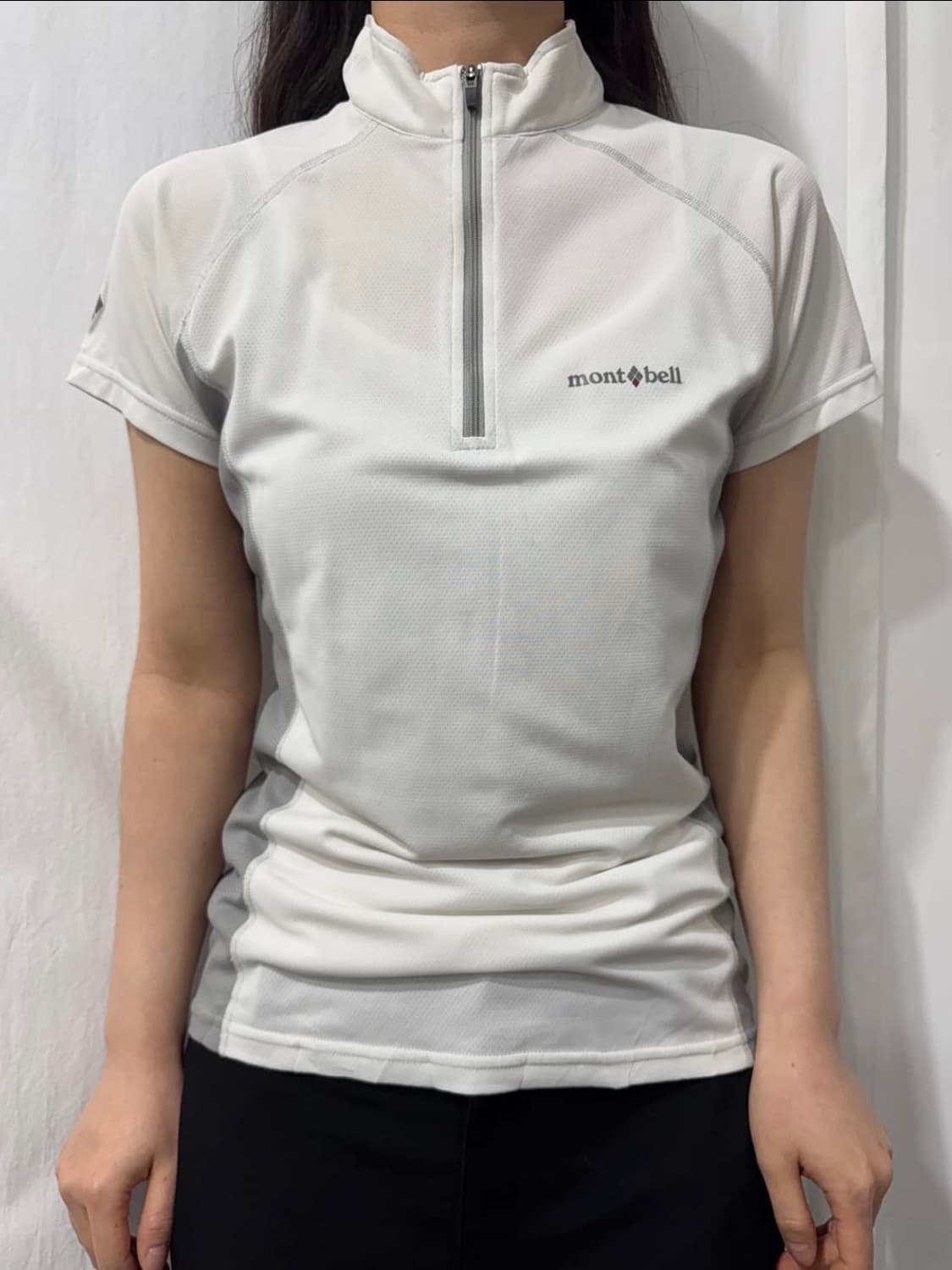 몽벨 mont-bell 반팔 기능성 티셔츠 화이트 상품이미지1