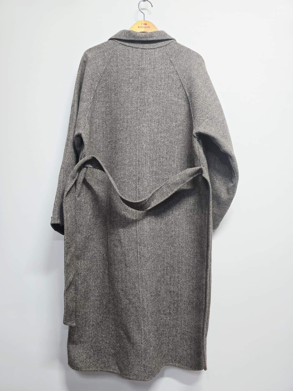 바질인보틀 basil in bottle 헤링본 롱 코트 상품이미지4