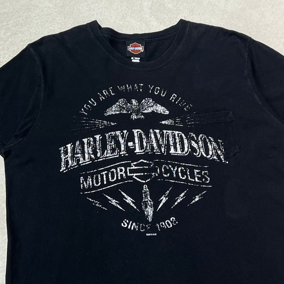 할리데이비슨 헤인즈 프린팅 반팔티 s10703 상품이미지3