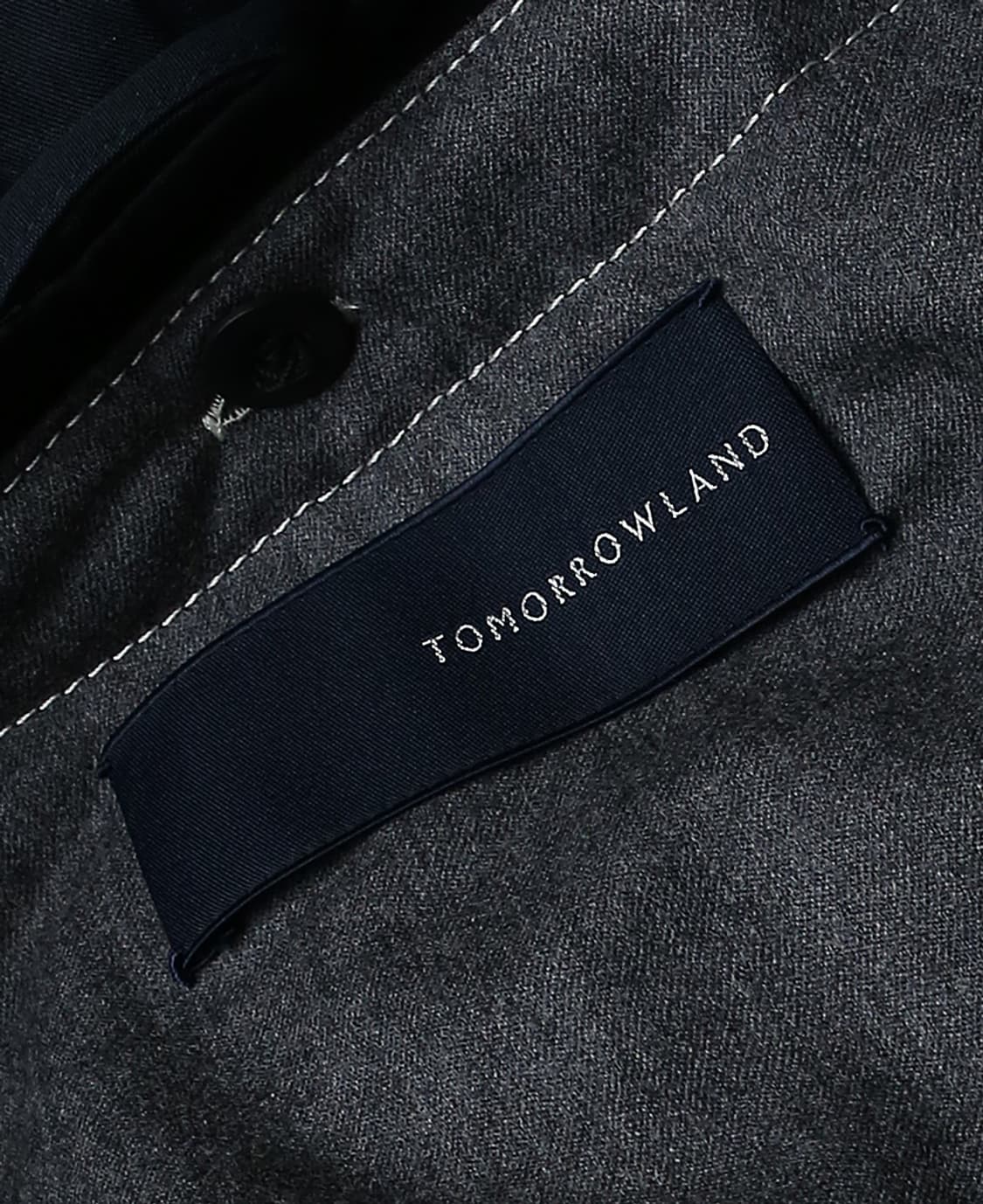 투모로우랜드 [Tomorrowland] 네이비 코튼 모즈 롱 필드 자켓 상품이미지6