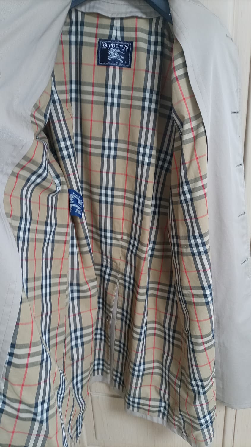 [울 내피포함]정품 버버리 노바체크 트렌치코트 상품이미지4