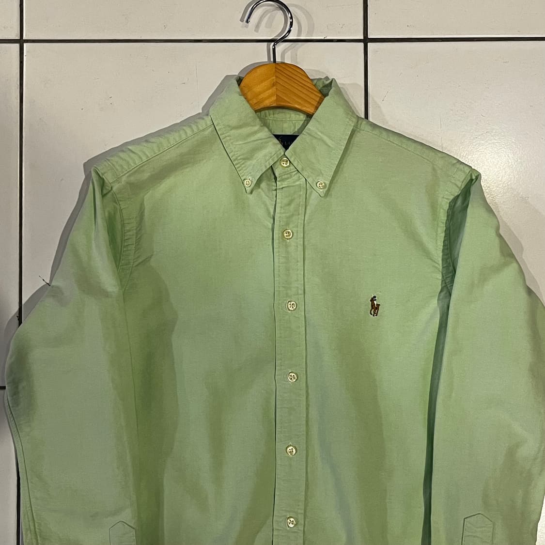 폴로 랄프로렌 파스텔그린 셔츠 상품이미지2