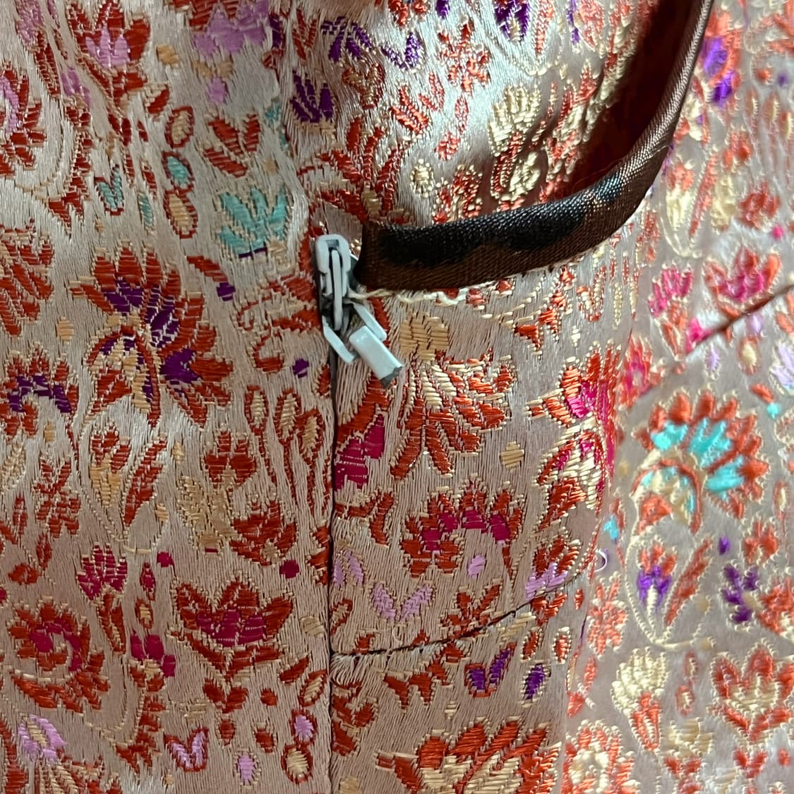 [Vintage] Salmon Oriental Qipao 상품이미지7