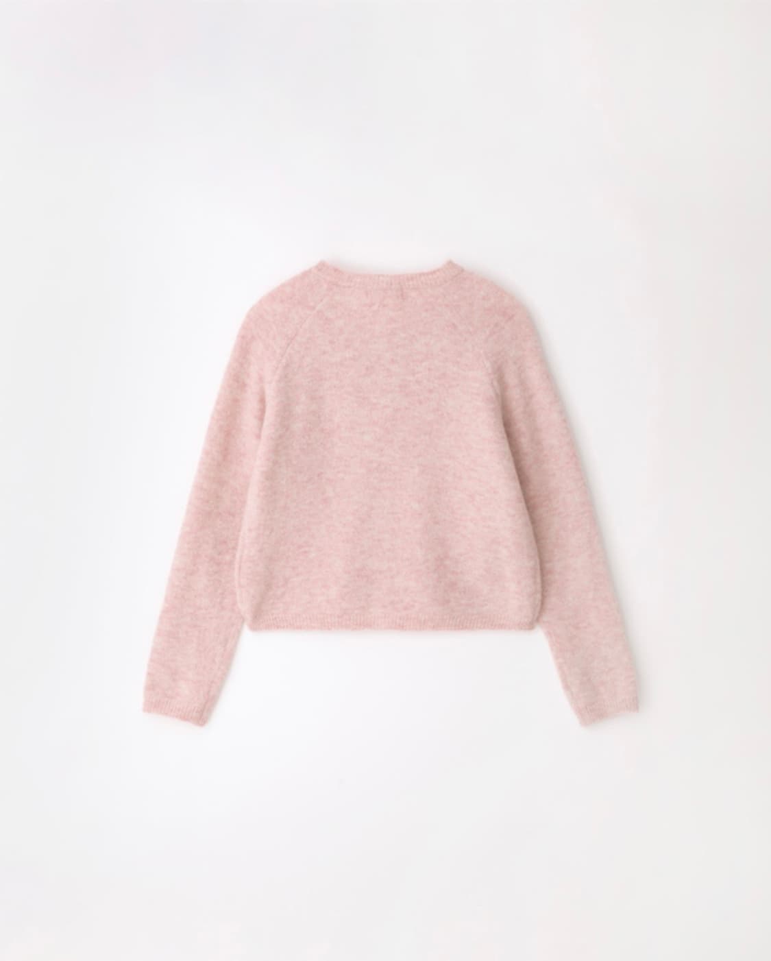 [위드아웃썸머] essential logo cardigan_pink 상품이미지2