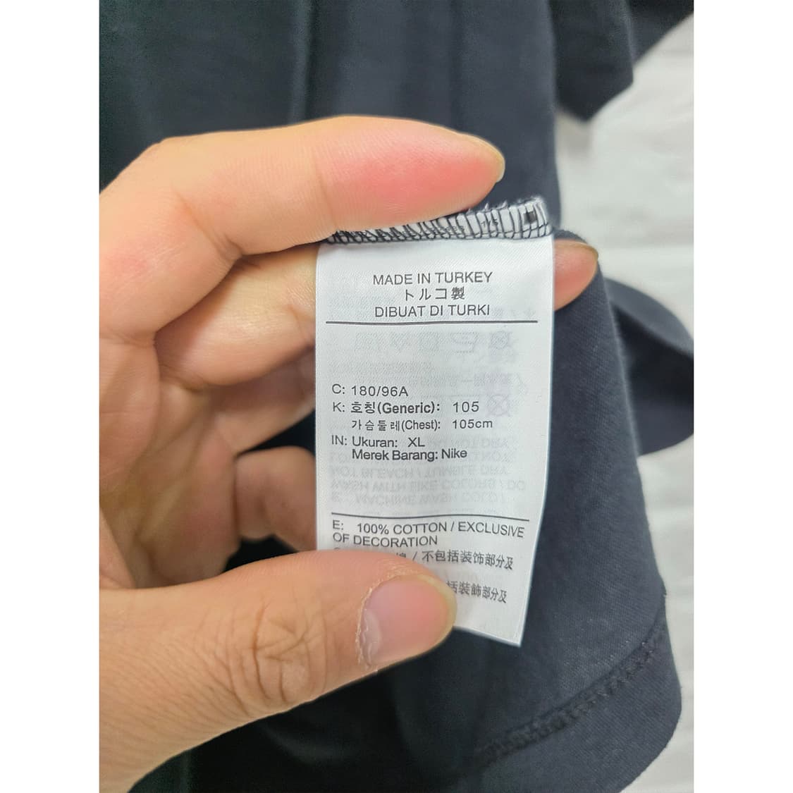 나이키 반팔티 XL 블랙 상품이미지3