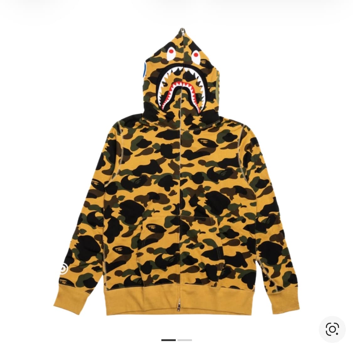 베이프 샤크후드집업 황계 급처 상품이미지1