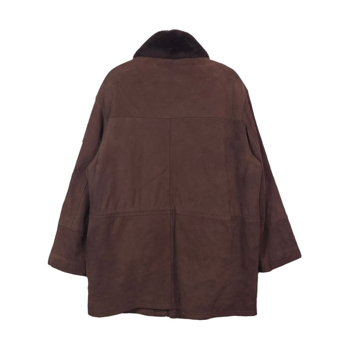 Ventura 빈티지 브라운 누벅 레더 사파리 자켓 상품이미지2