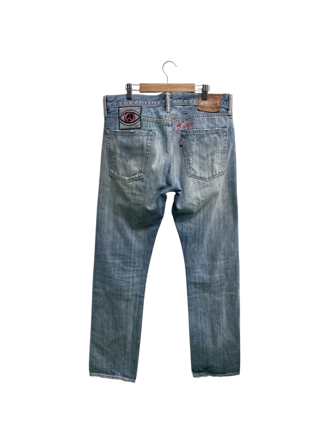 리바이스 513 패치워크 데님 팬츠 -32사이즈 상품이미지5