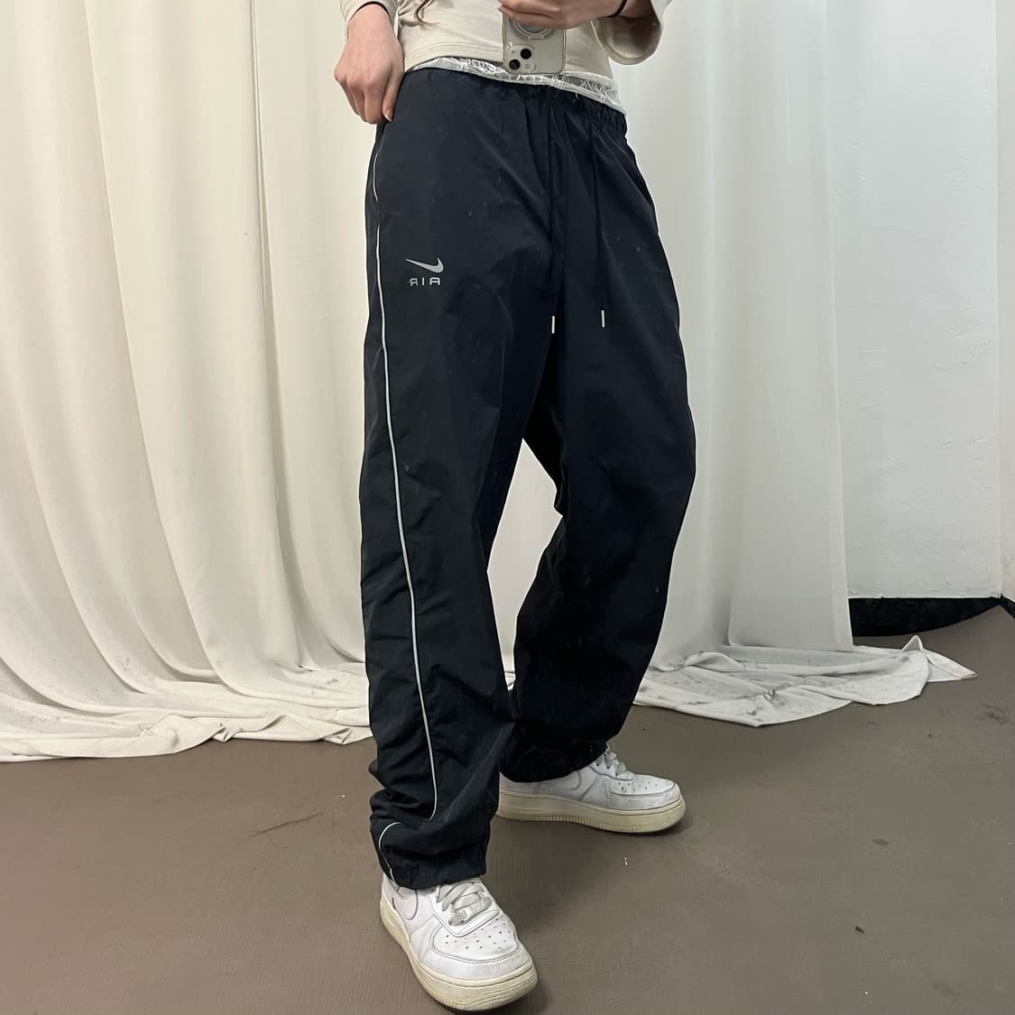 Nike Air Black Woven Track Pants 상품이미지2