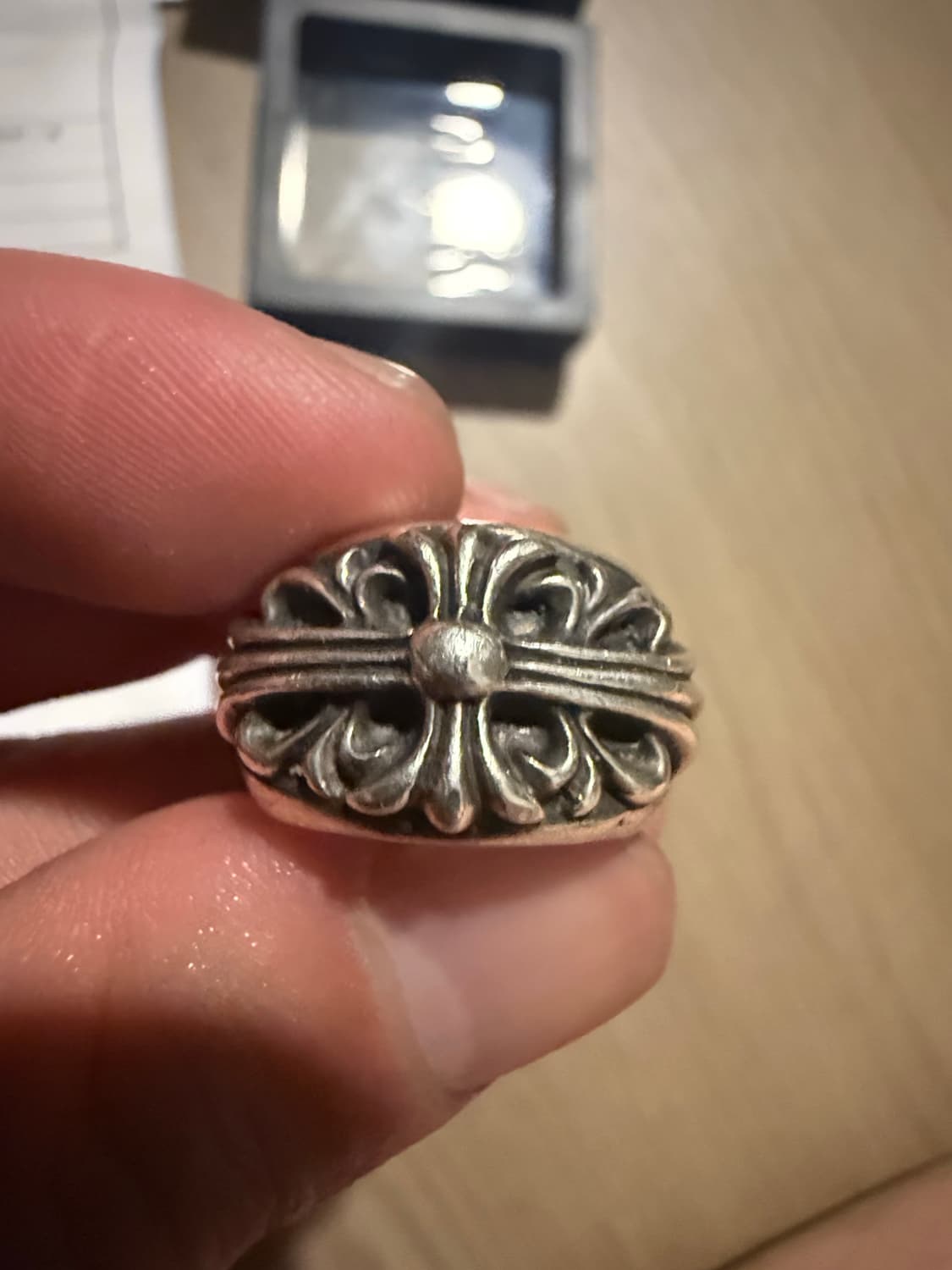 크롬하츠 플로랄 크로스링us4.5 상품이미지2