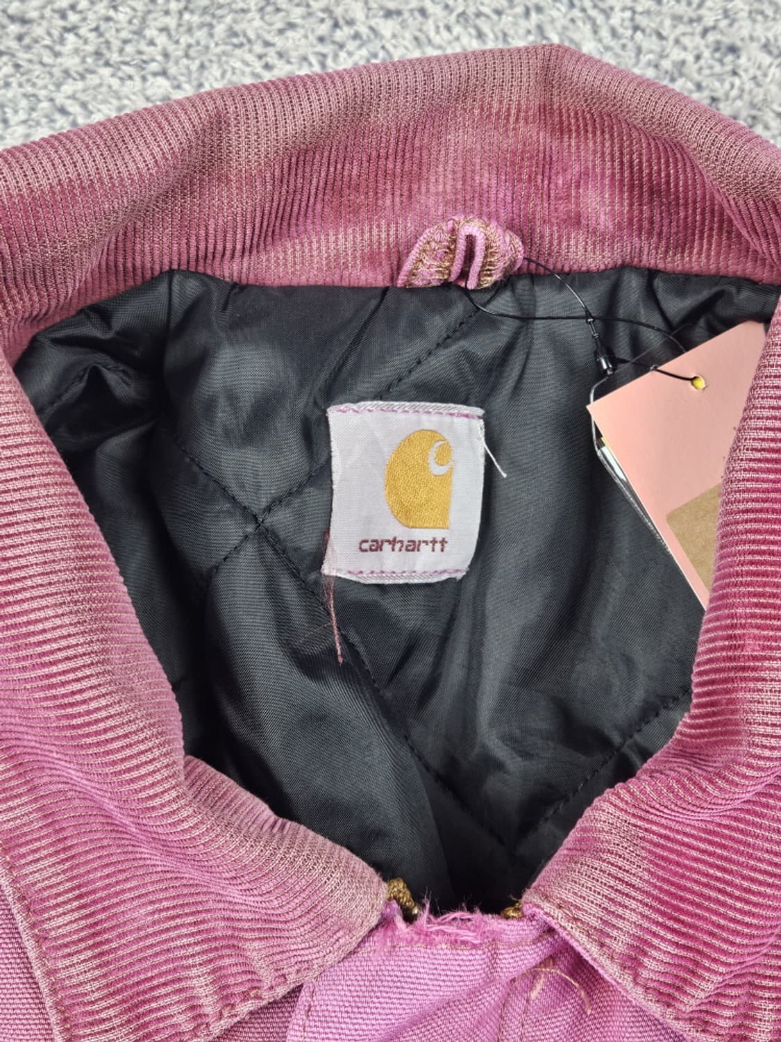 칼하트 핑크 다이드 커스텀 초어 워크 자켓 (상세설명참조) / 10277 상품이미지8