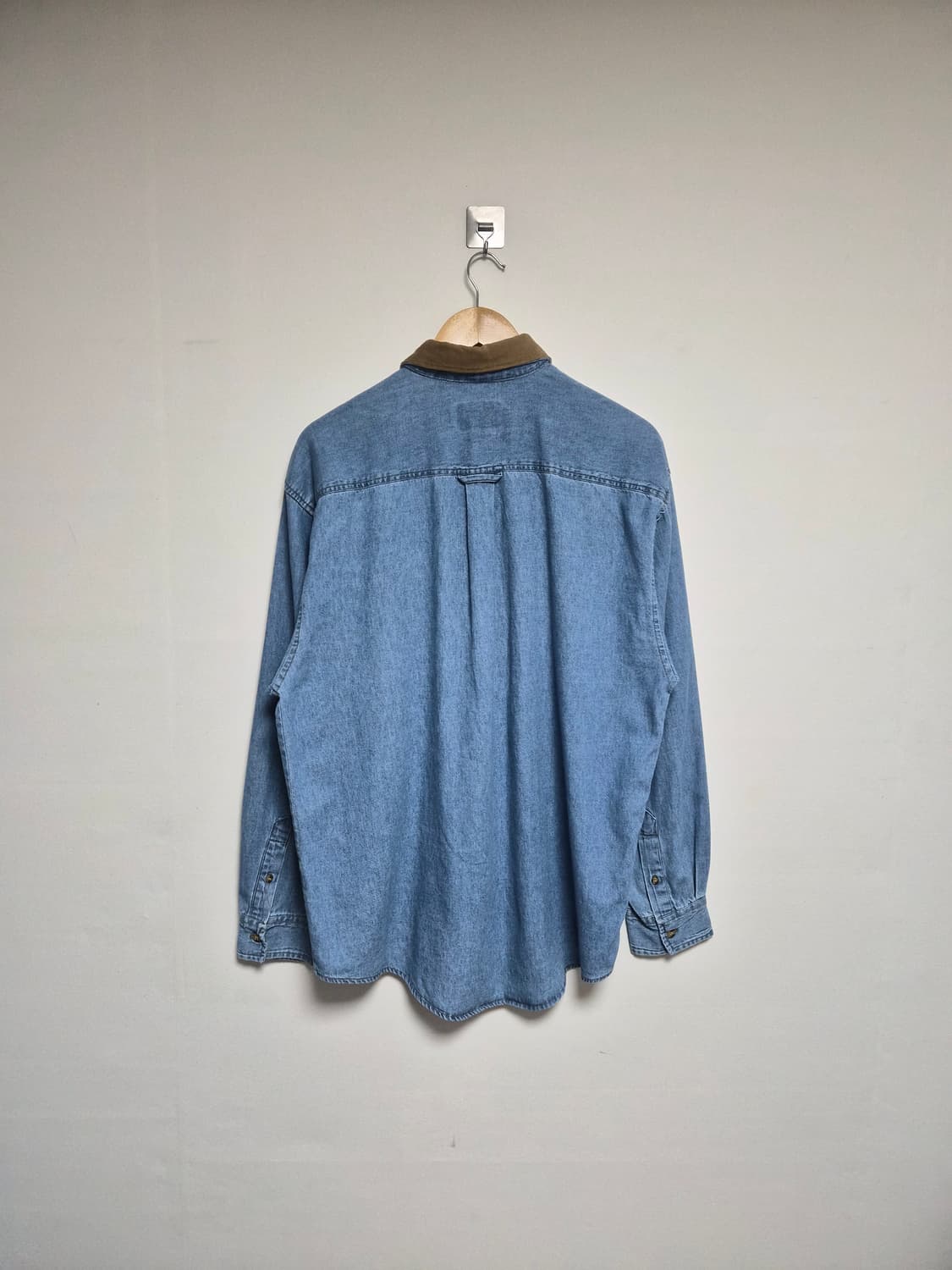 칼하트Carhartt 카라 배색 데님 셔츠 L사이즈 - S269 상품이미지2