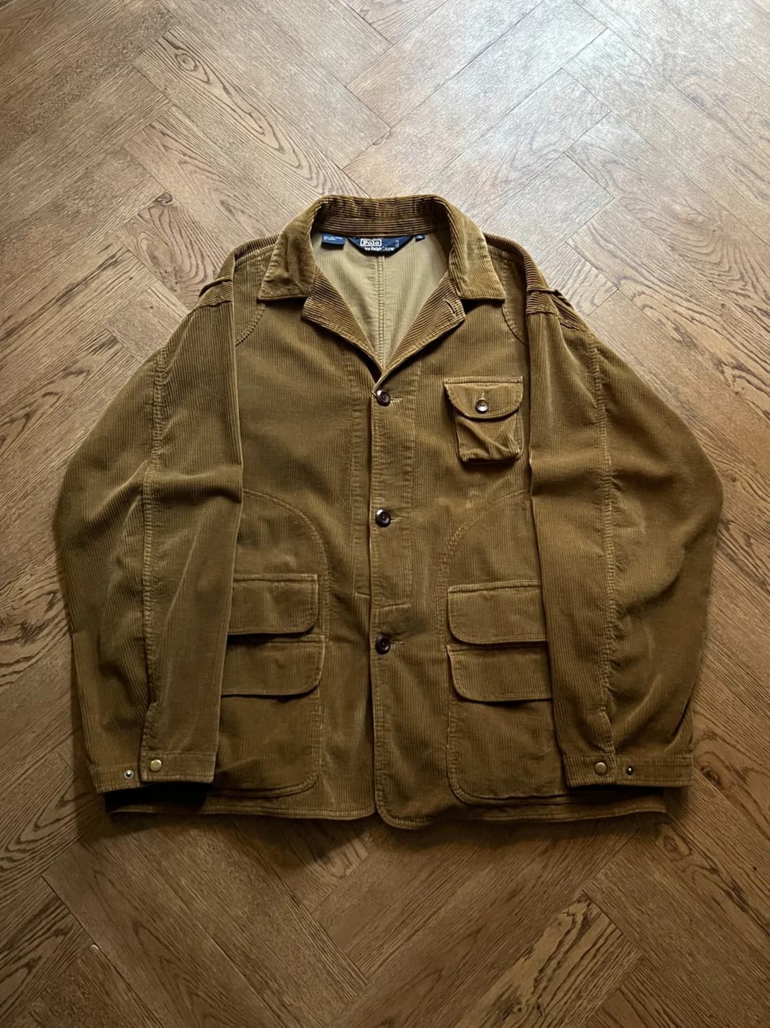 [XL]폴로 랄프로렌 브라운 코듀로이 헌팅 자켓 상품이미지1