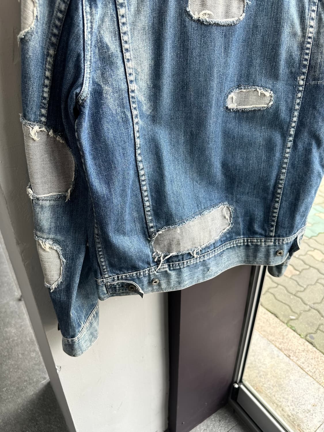 L/ 돌체앤가바나 04AW 데미지 데님 자켓 상품이미지10