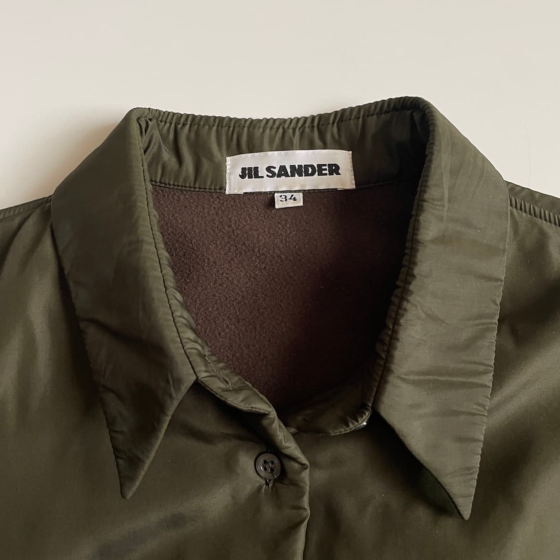 질샌더 카키 셔츠 상품이미지3