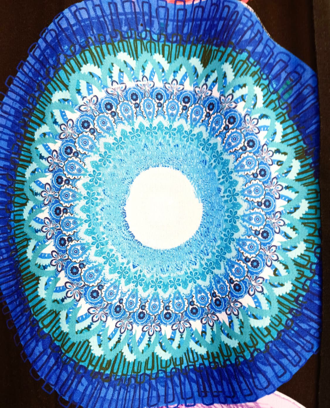 Desigual 만달라 그래픽 슬리브리스 원피스 상품이미지8