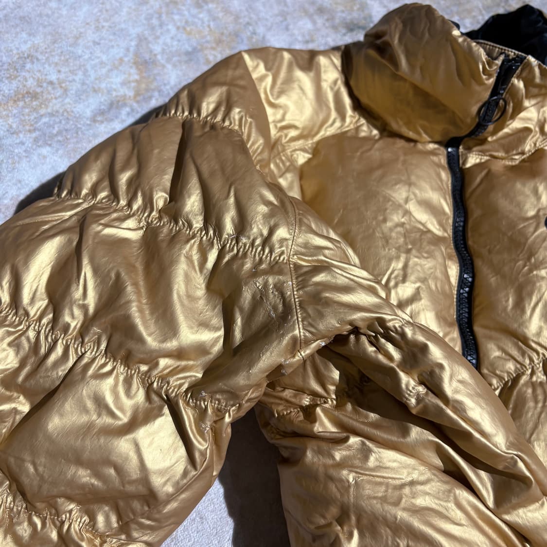 나이키 골드 크롭 패딩 상품이미지2