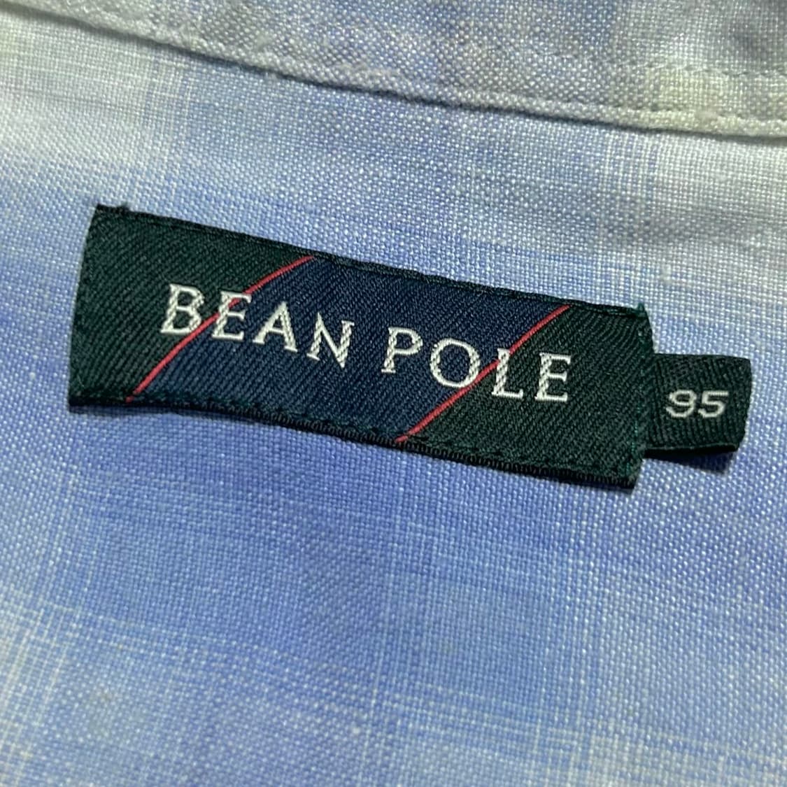[L] Beanpole 빈폴 빈티지 린넨 체크셔츠 상품이미지4