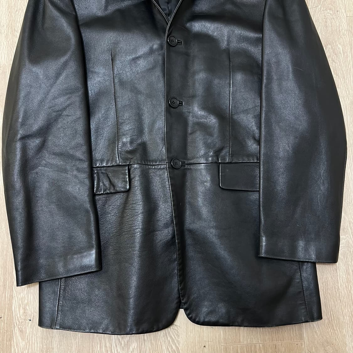 파스토조 남성 천연 양가죽 싱글 가죽자켓 XL/105  상품이미지3