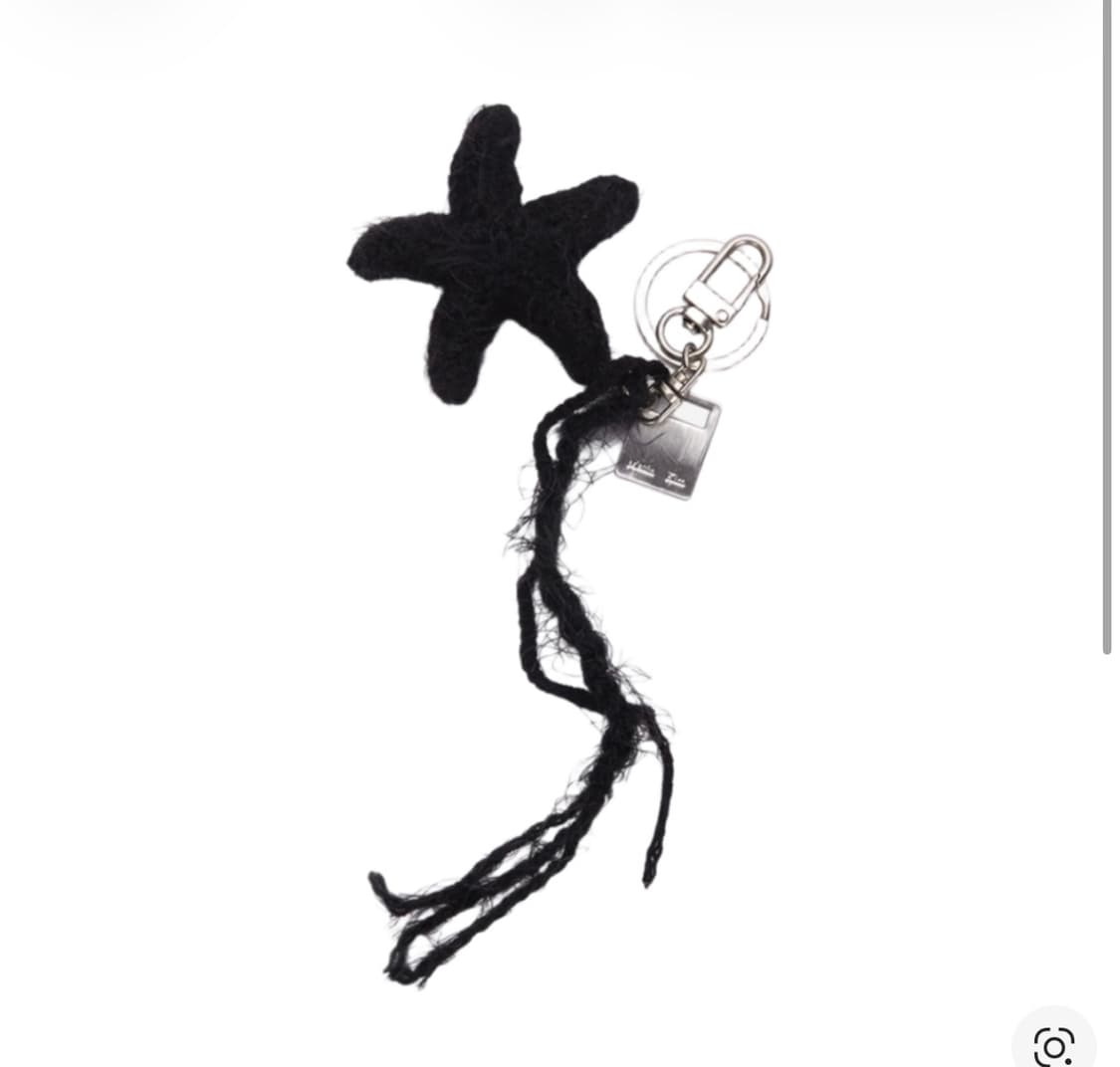 마뗑킴 스타피쉬 니트 키링 블랙 상품이미지1